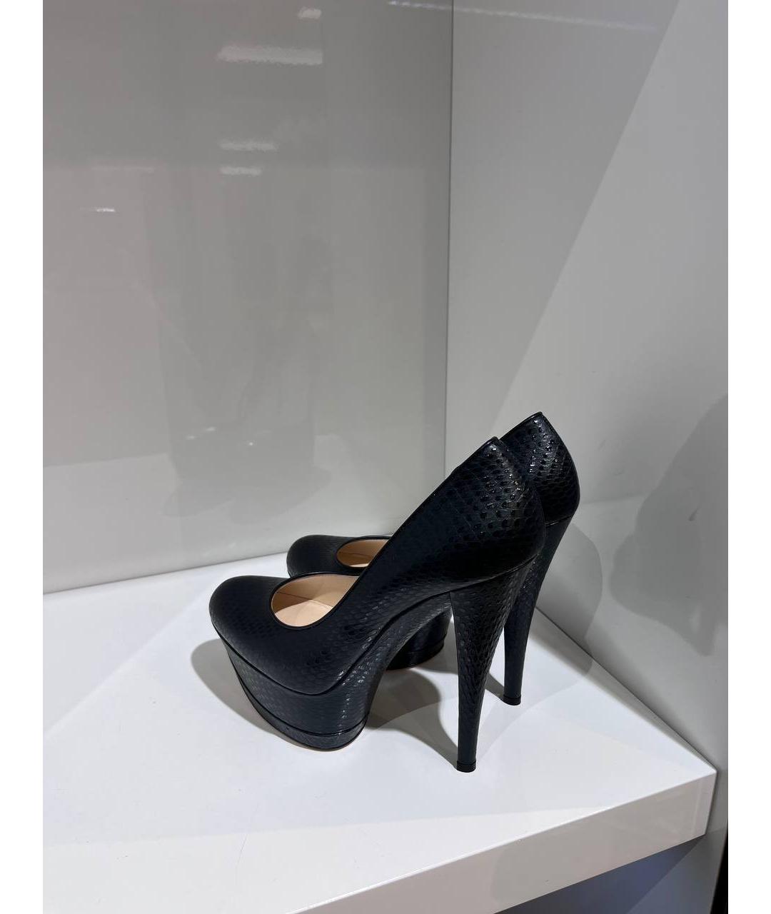 CASADEI Черные кожаные туфли, фото 3