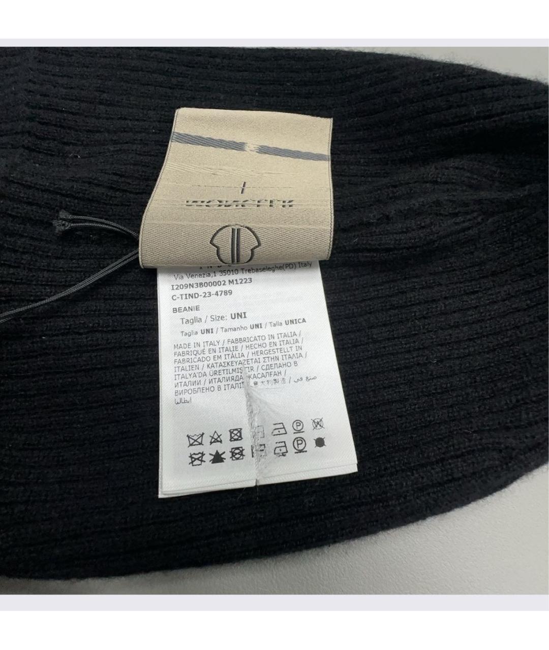 RICK OWENS Черная шерстяная шапка, фото 5