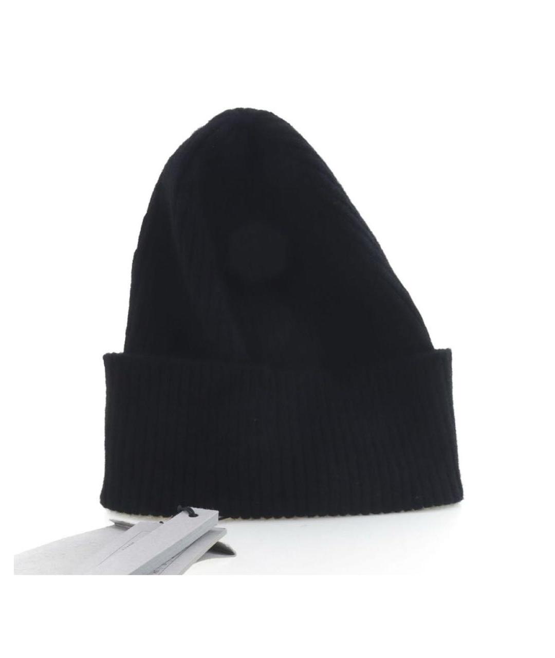 RICK OWENS Черная шерстяная шапка, фото 4