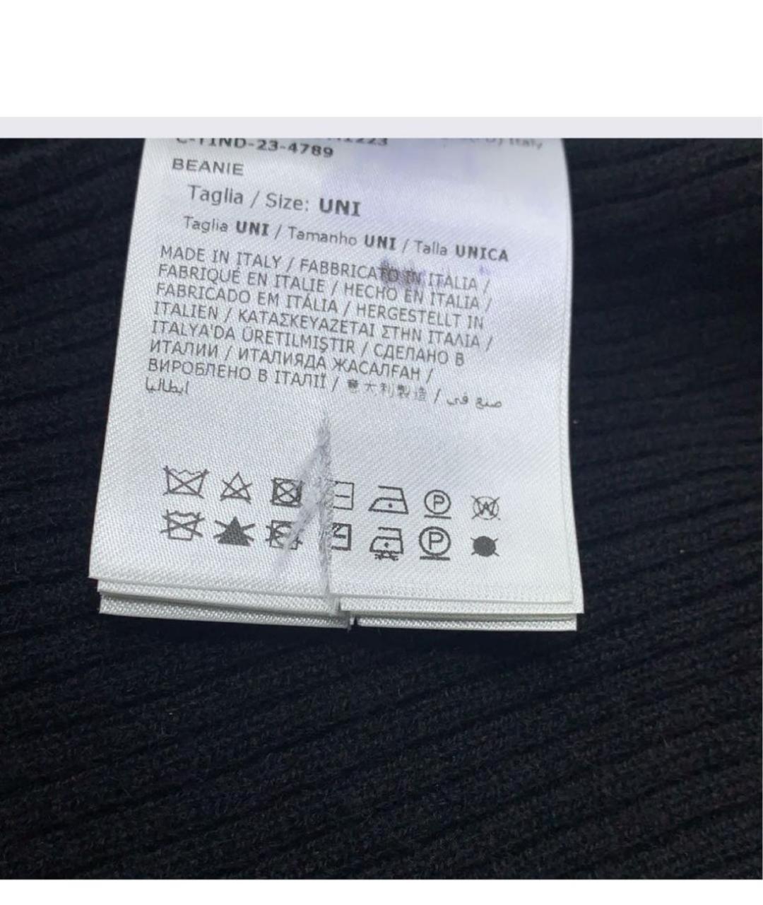 RICK OWENS Черная шерстяная шапка, фото 7