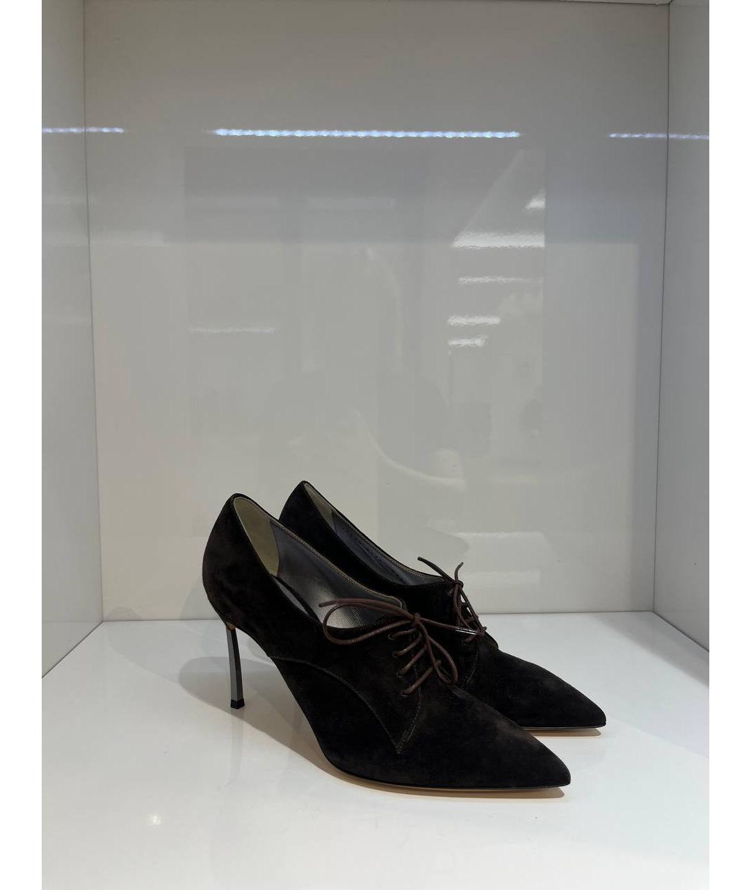 CASADEI Черные замшевые ботильоны, фото 2