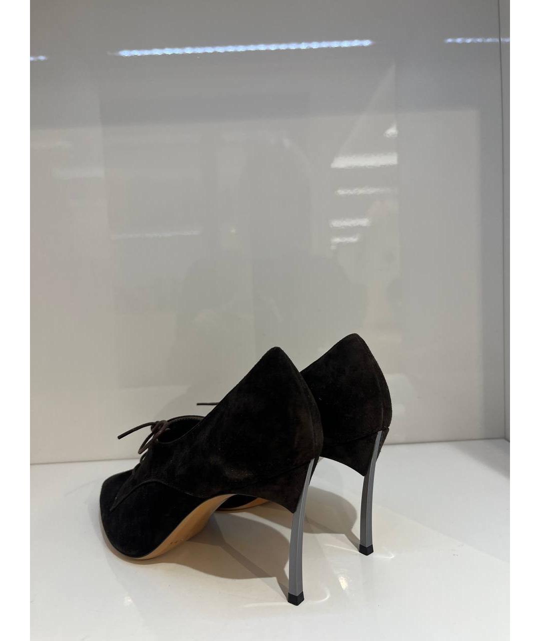 CASADEI Черные замшевые ботильоны, фото 3