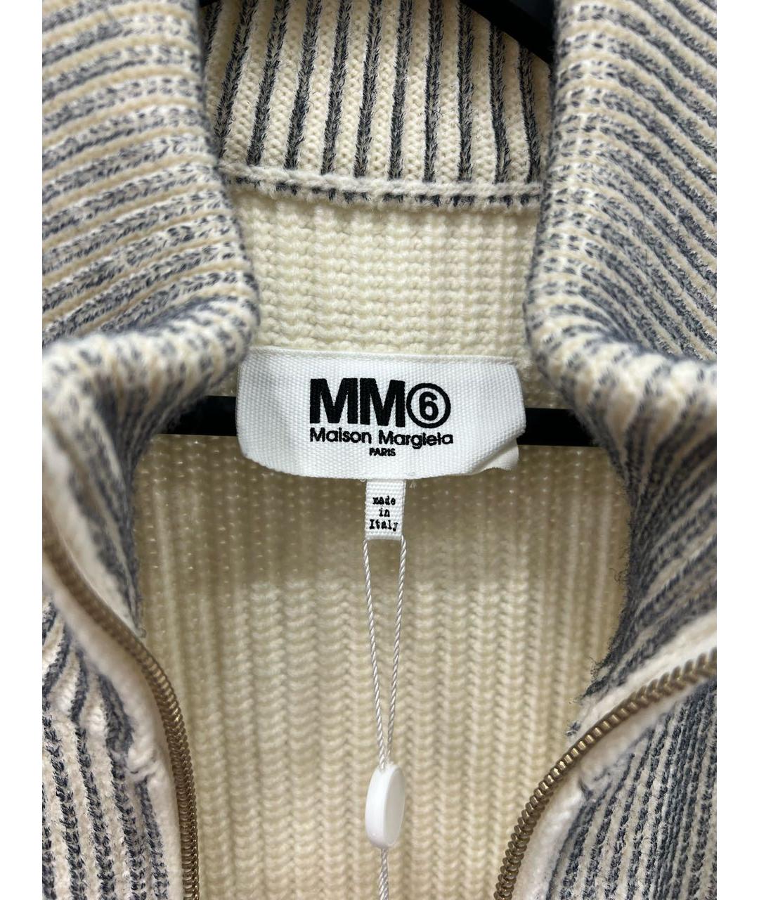 MAISON MARGIELA Бежевый хлопковый джемпер / свитер, фото 3