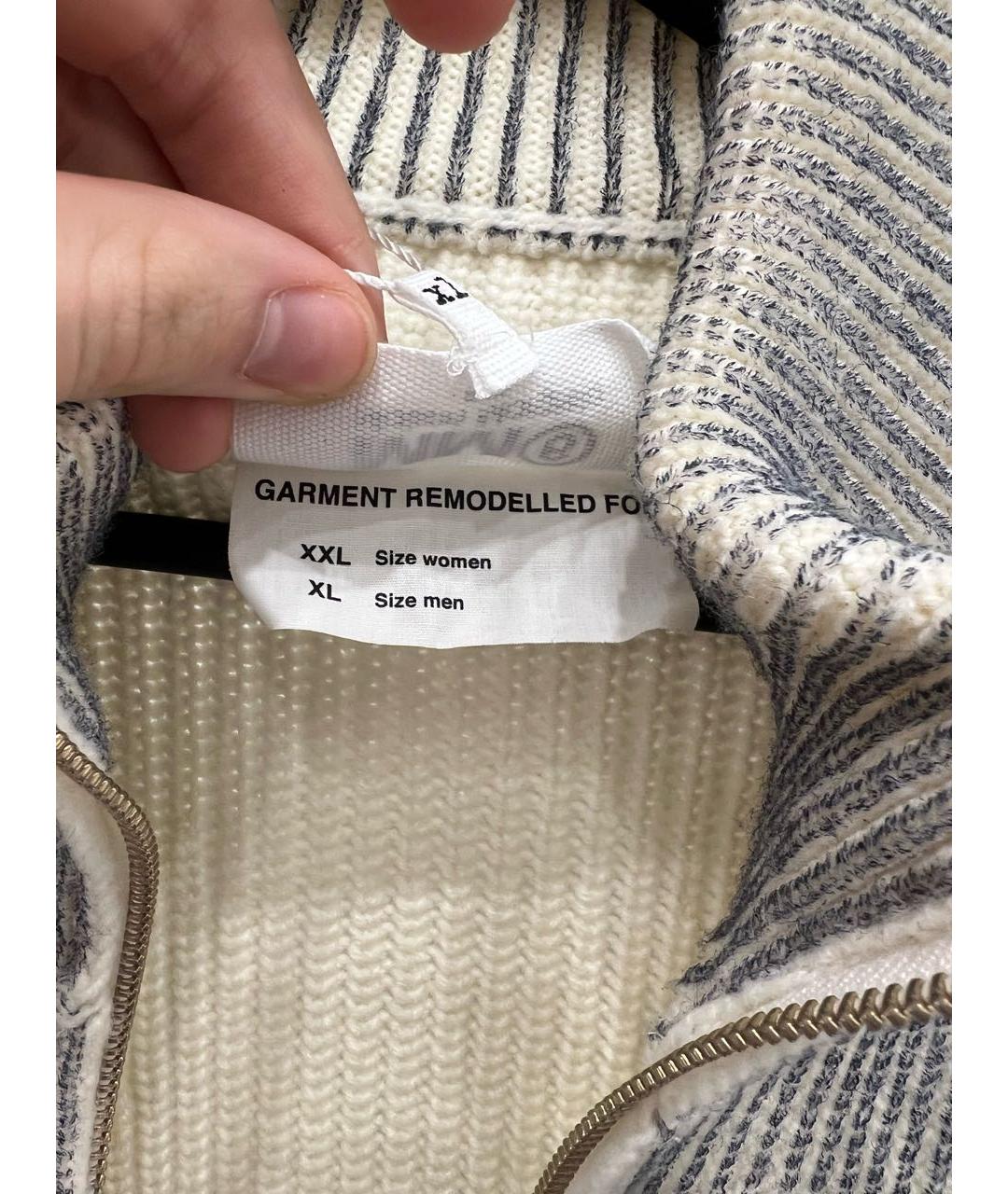 MAISON MARGIELA Бежевый хлопковый джемпер / свитер, фото 6