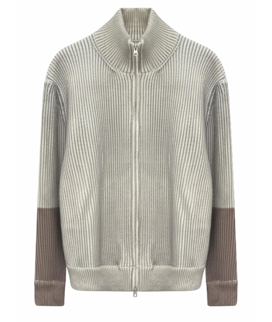 MAISON MARGIELA Бежевый хлопковый джемпер / свитер, фото 1