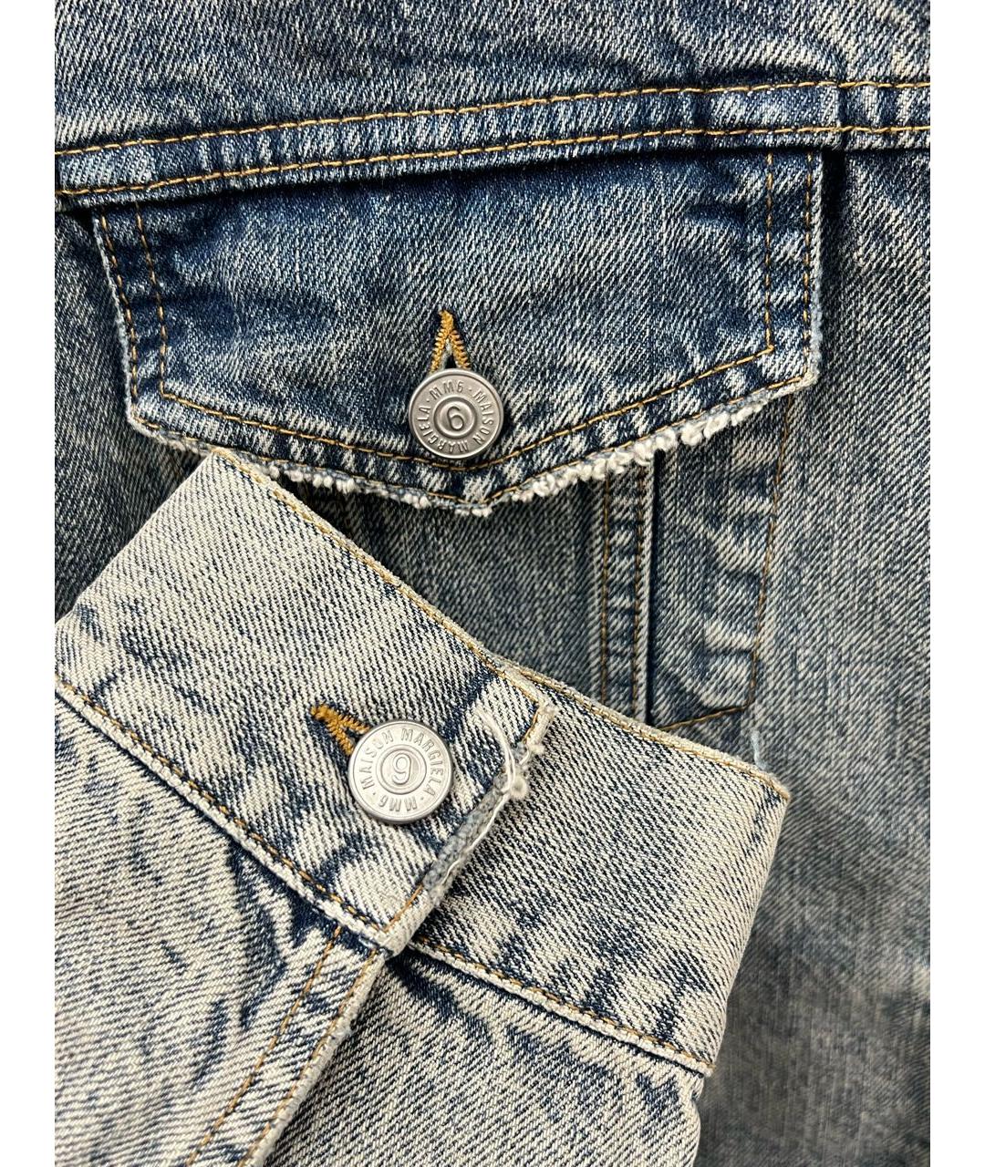 MAISON MARGIELA Синяя деним куртка, фото 4