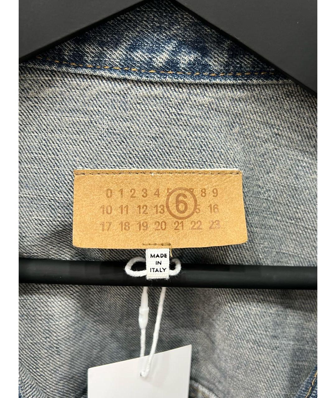 MAISON MARGIELA Синяя деним куртка, фото 5