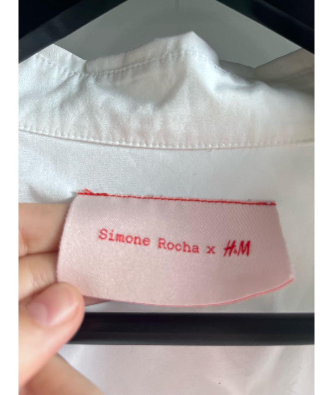 SIMONE ROCHA Белая хлопковая рубашка, фото 3