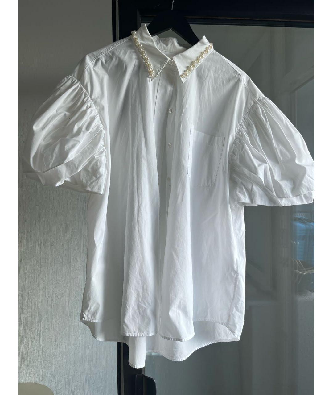 SIMONE ROCHA Белая хлопковая рубашка, фото 7