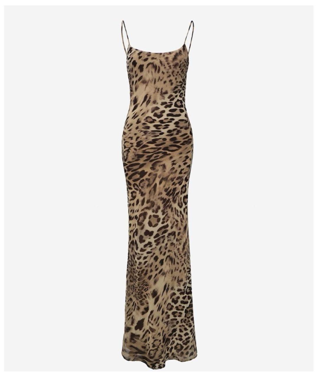 THE ANDAMANE Коричневое полиэстеровое вечернее платье, фото 6