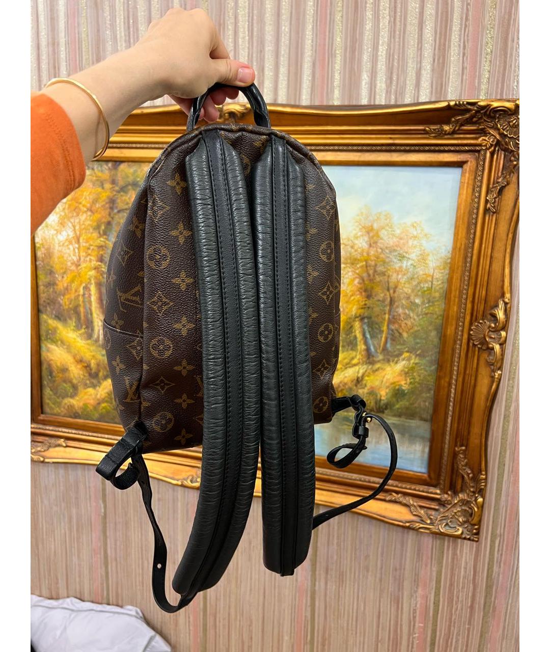 LOUIS VUITTON Коричневый рюкзак, фото 3