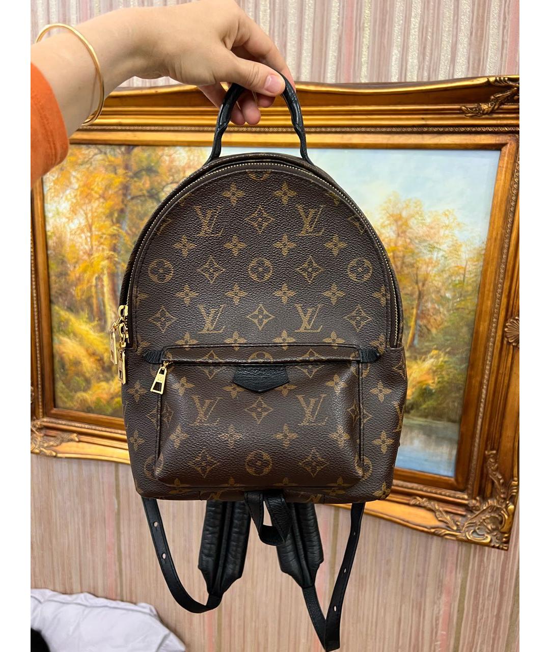 LOUIS VUITTON Коричневый рюкзак, фото 9