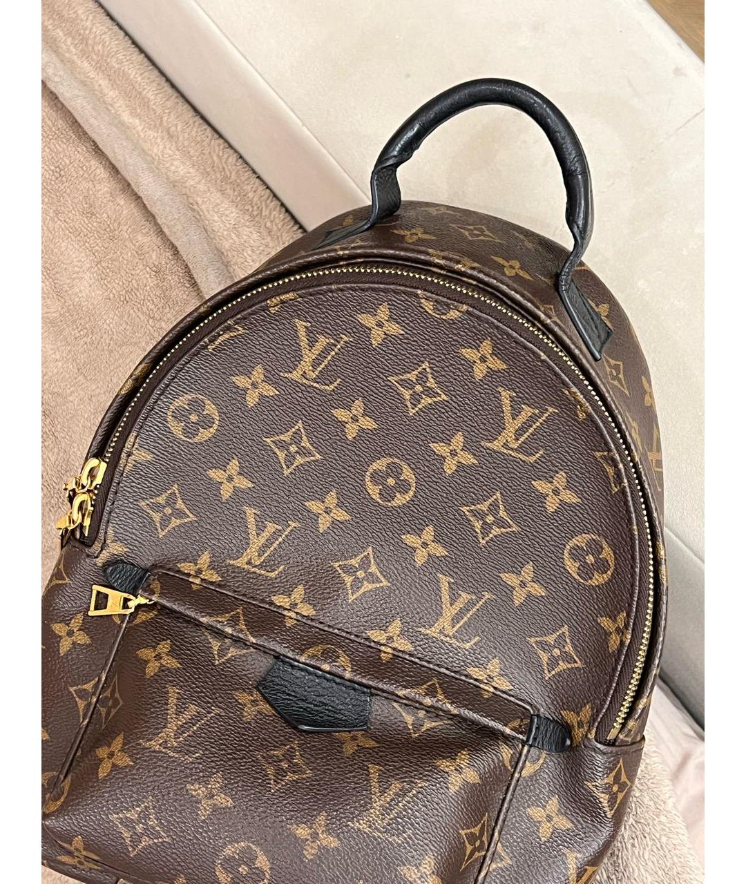 LOUIS VUITTON Коричневый рюкзак, фото 7