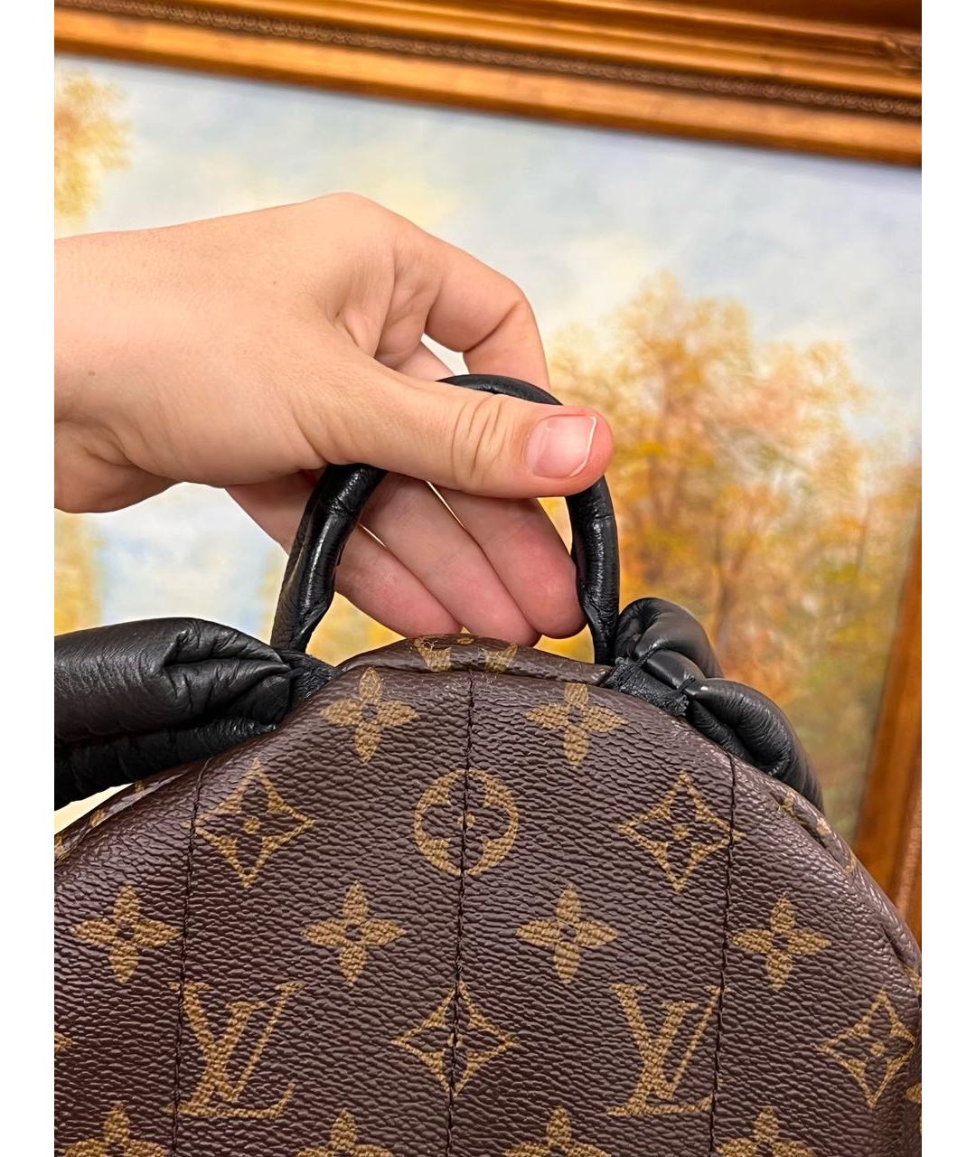 LOUIS VUITTON Коричневый рюкзак, фото 6