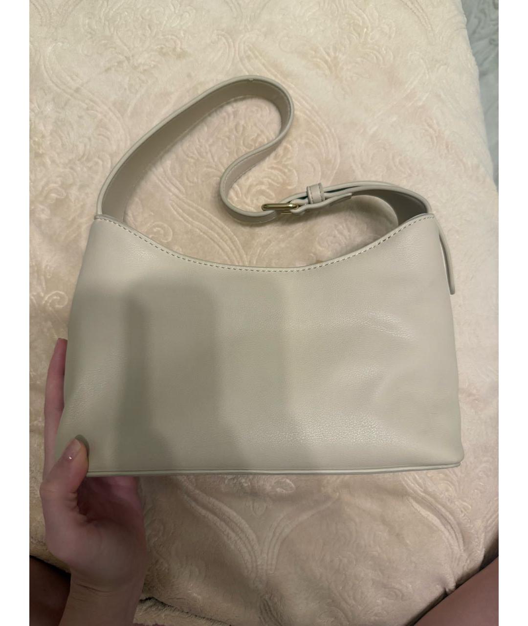 LOVE MOSCHINO Бежевая сумка через плечо из искусственной кожи, фото 2