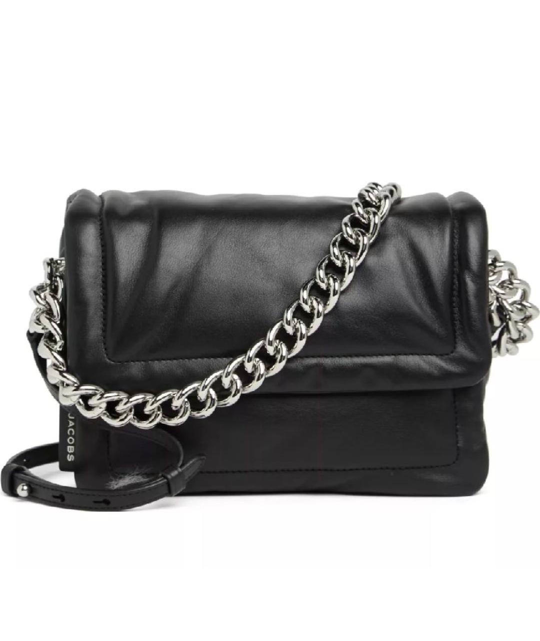 MARC JACOBS Черная кожаная сумка через плечо, фото 1