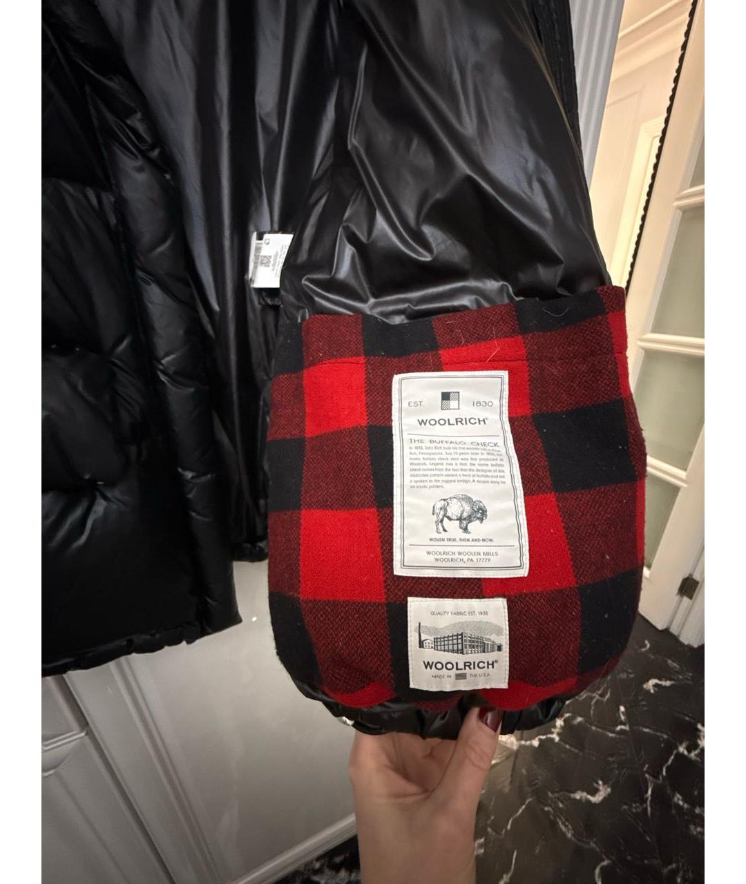 WOOLRICH Черный пуховик, фото 4