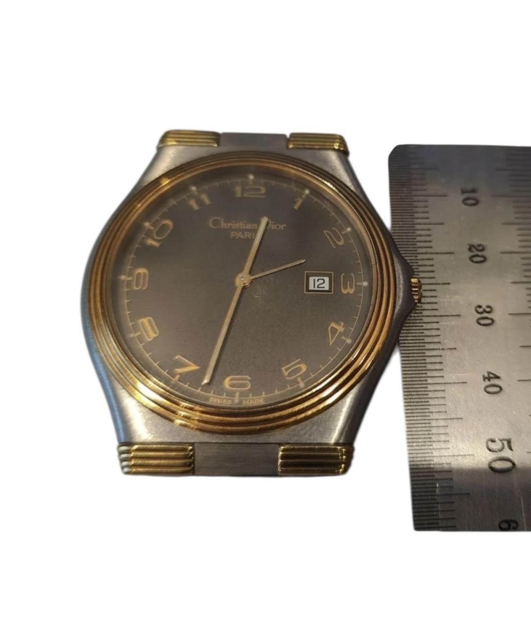 CHRISTIAN DIOR Позолоченные часы, фото 3