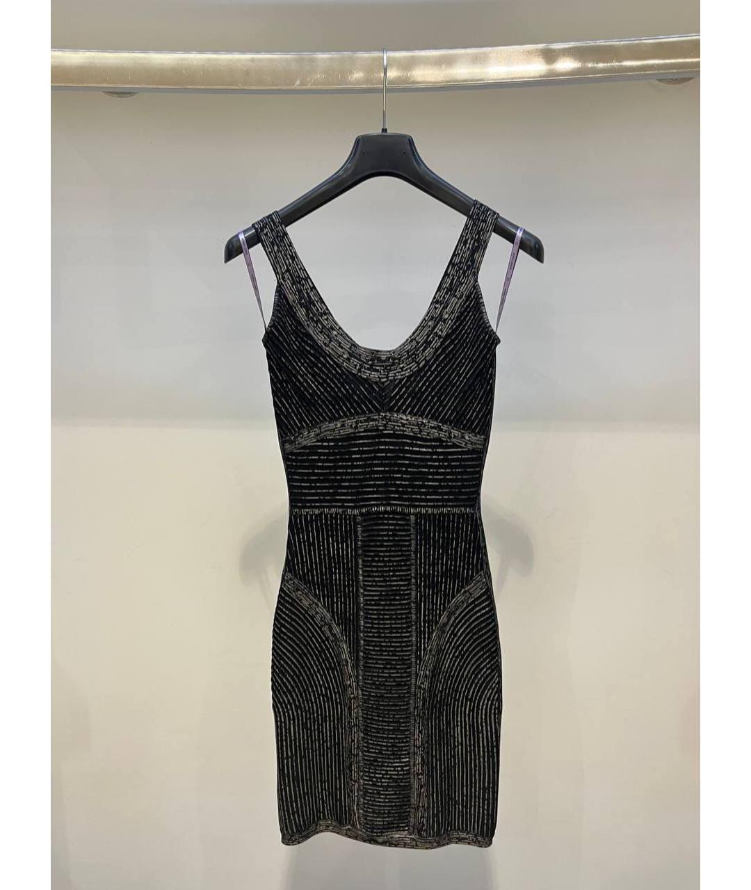HERVE LEGER Черное платье, фото 2