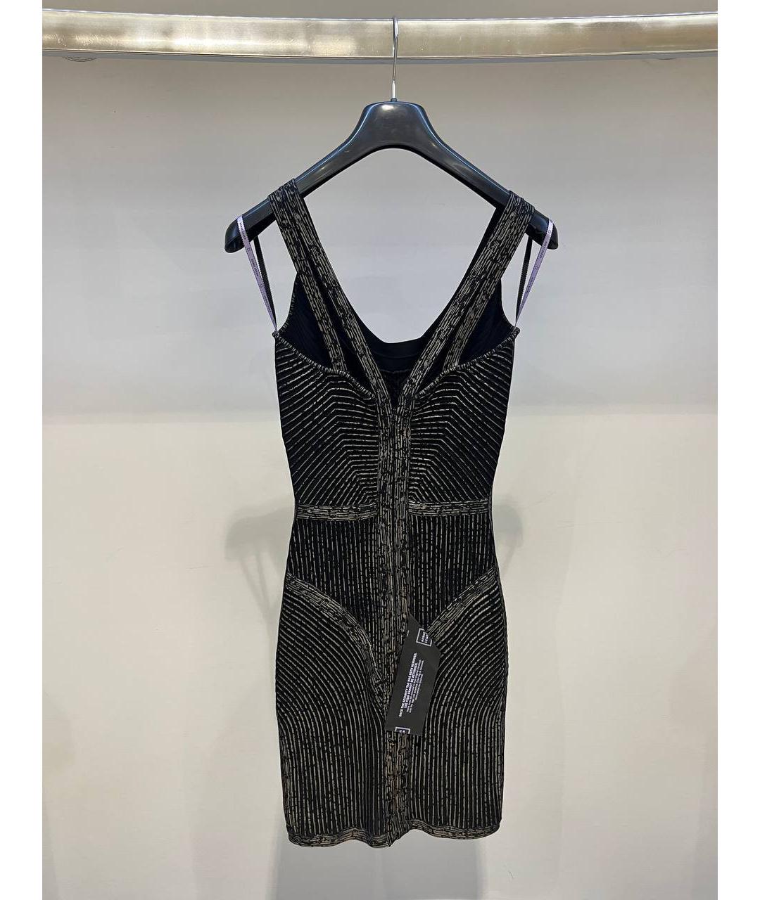 HERVE LEGER Черное платье, фото 3