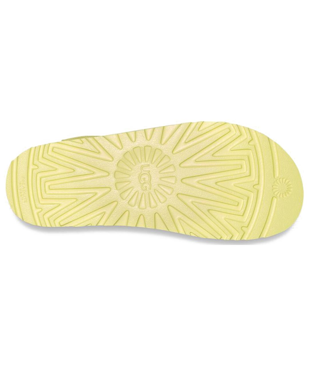 UGG AUSTRALIA Зеленые нубуковые сандалии, фото 6