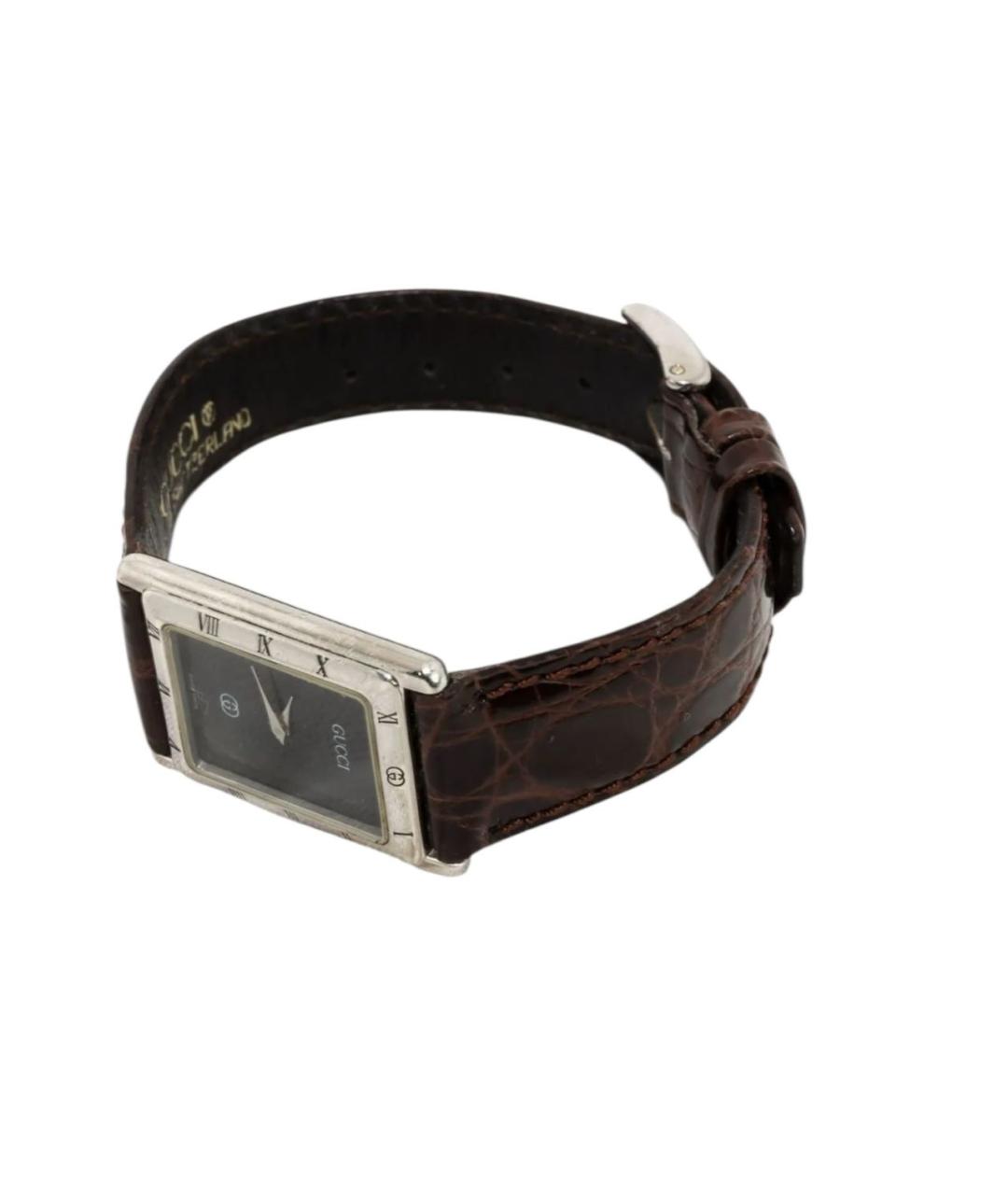 GUCCI Серебряные серебряные часы, фото 5