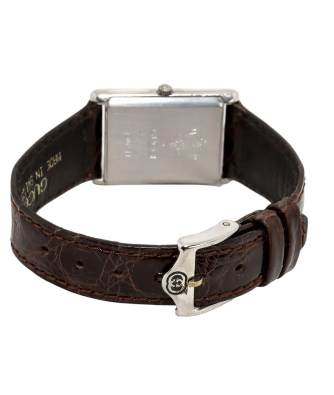 GUCCI Серебряные серебряные часы, фото 6