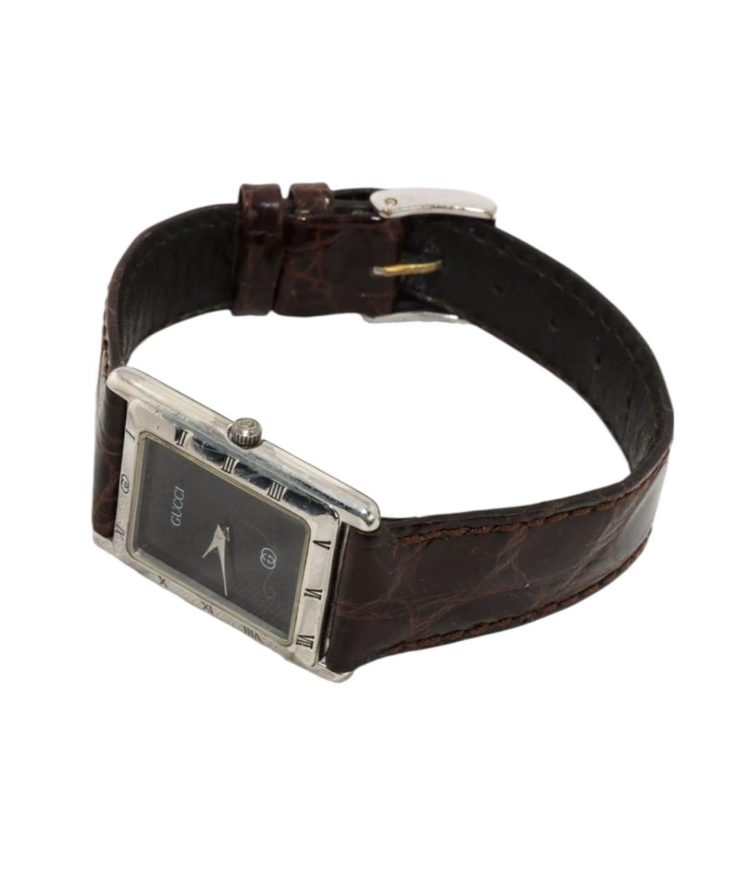 GUCCI Серебряные серебряные часы, фото 4