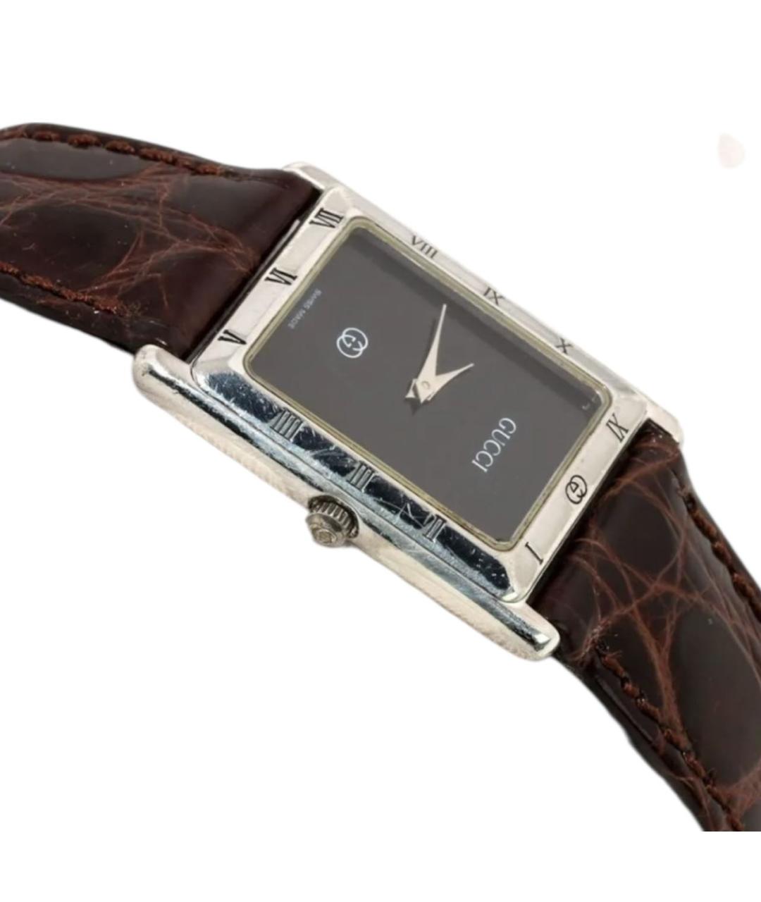 GUCCI Серебряные серебряные часы, фото 3