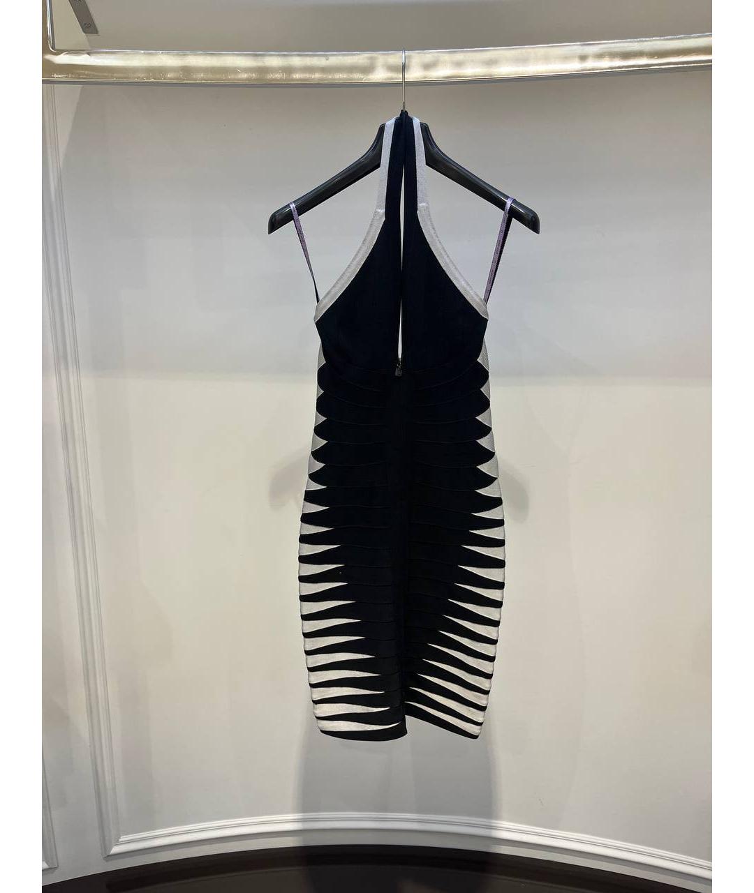 HERVE LEGER Черное платье, фото 4