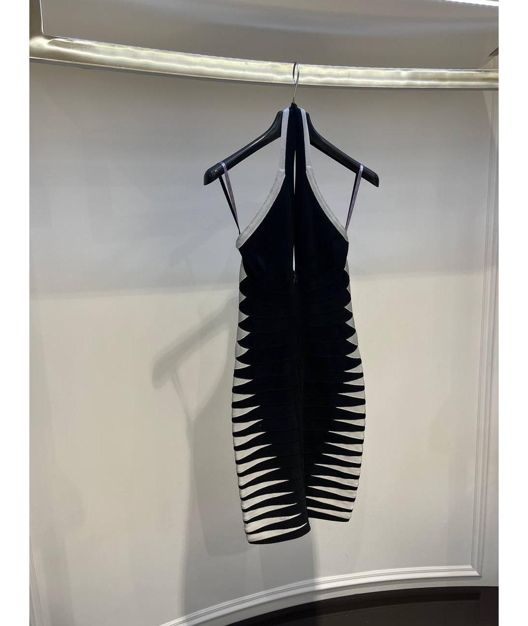HERVE LEGER Черное платье, фото 2