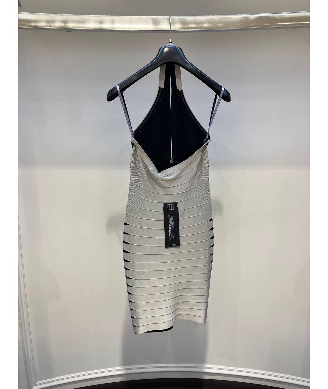 HERVE LEGER Черное платье, фото 3