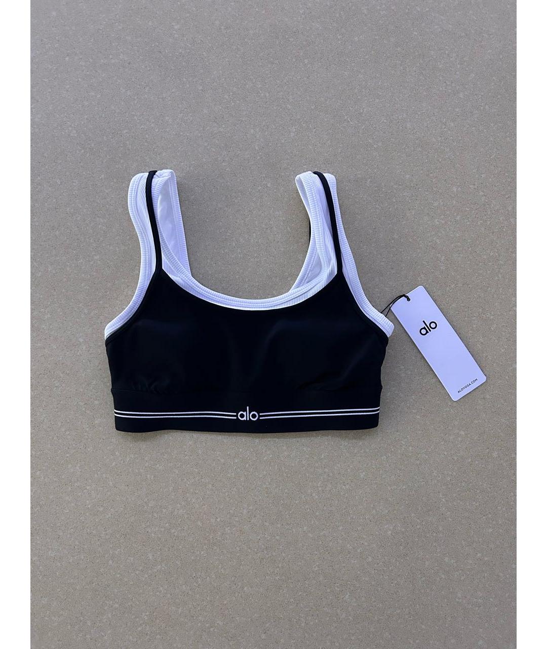 ALO YOGA Черный хлопковый спортивные костюмы, фото 4