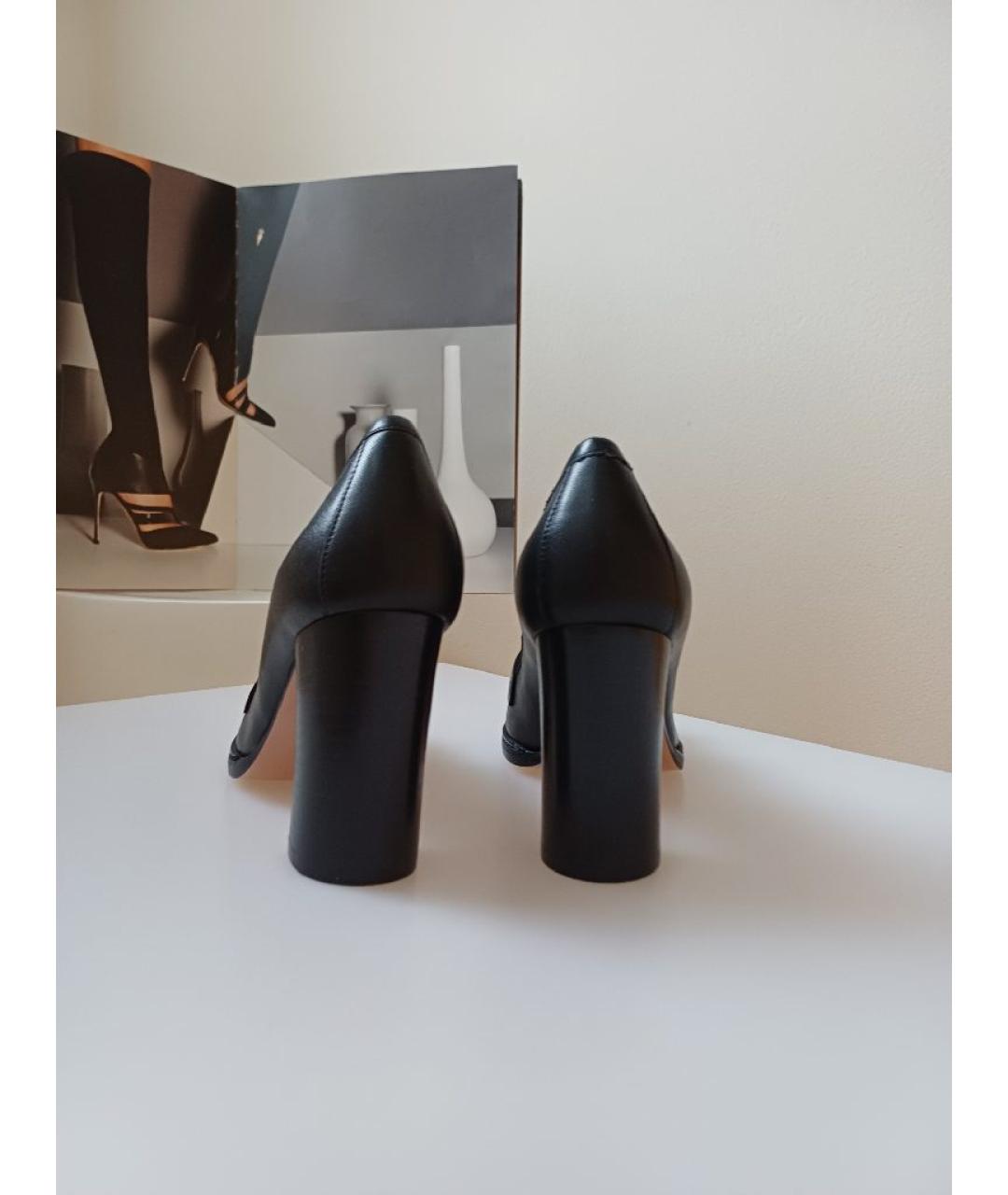 GIANVITO ROSSI Черные кожаные туфли, фото 6