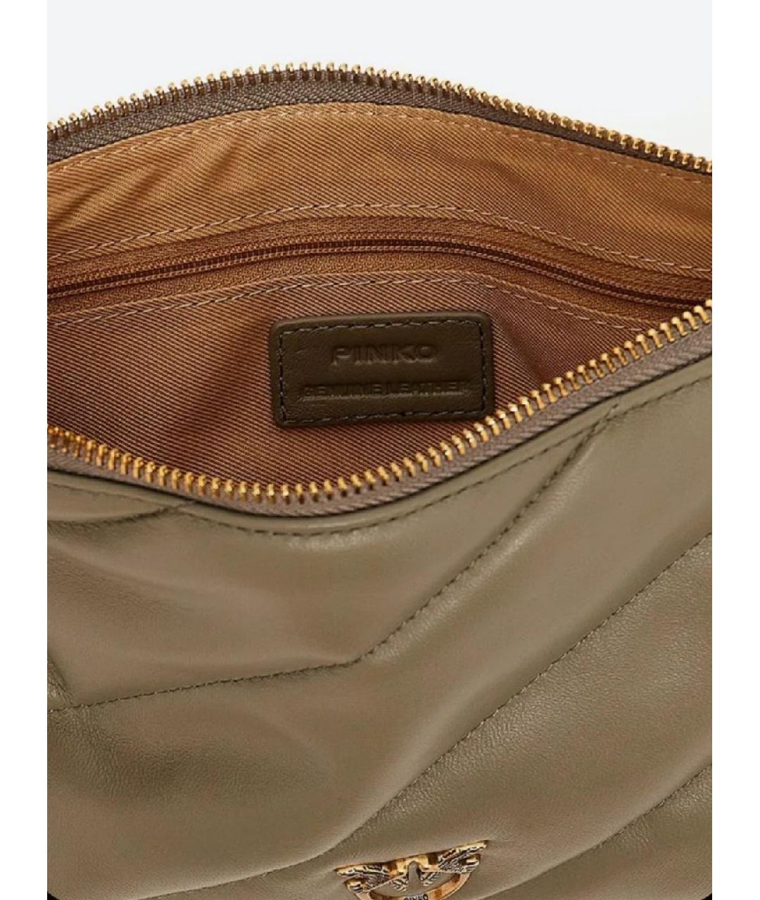 LIU JO Серая кожаная сумка через плечо, фото 2