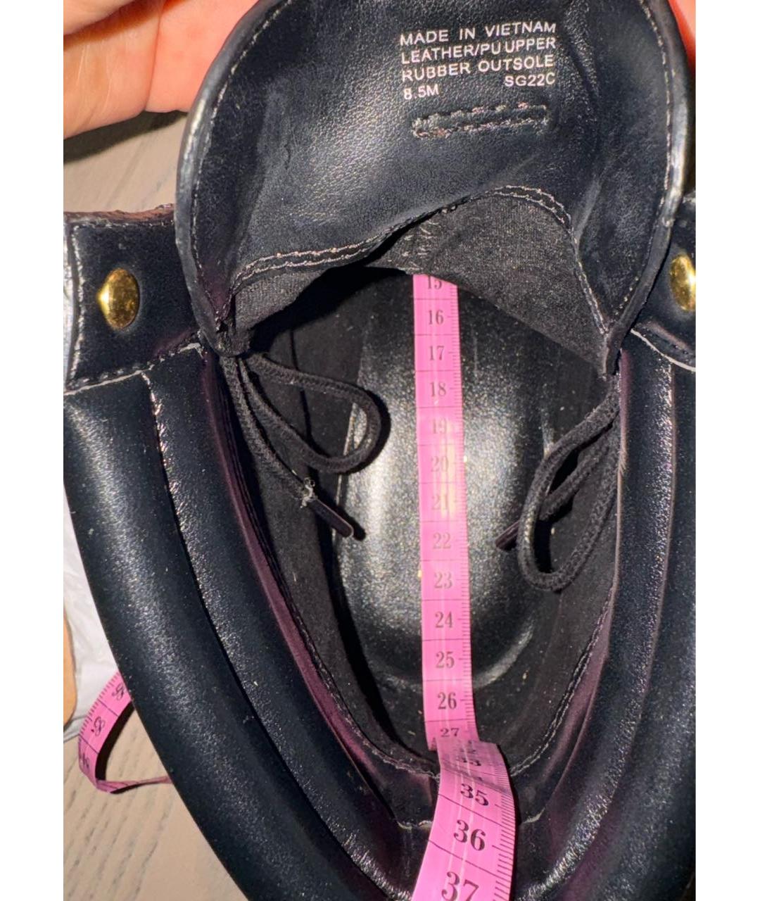 MICHAEL MICHAEL KORS Черные кожаные ботинки, фото 5