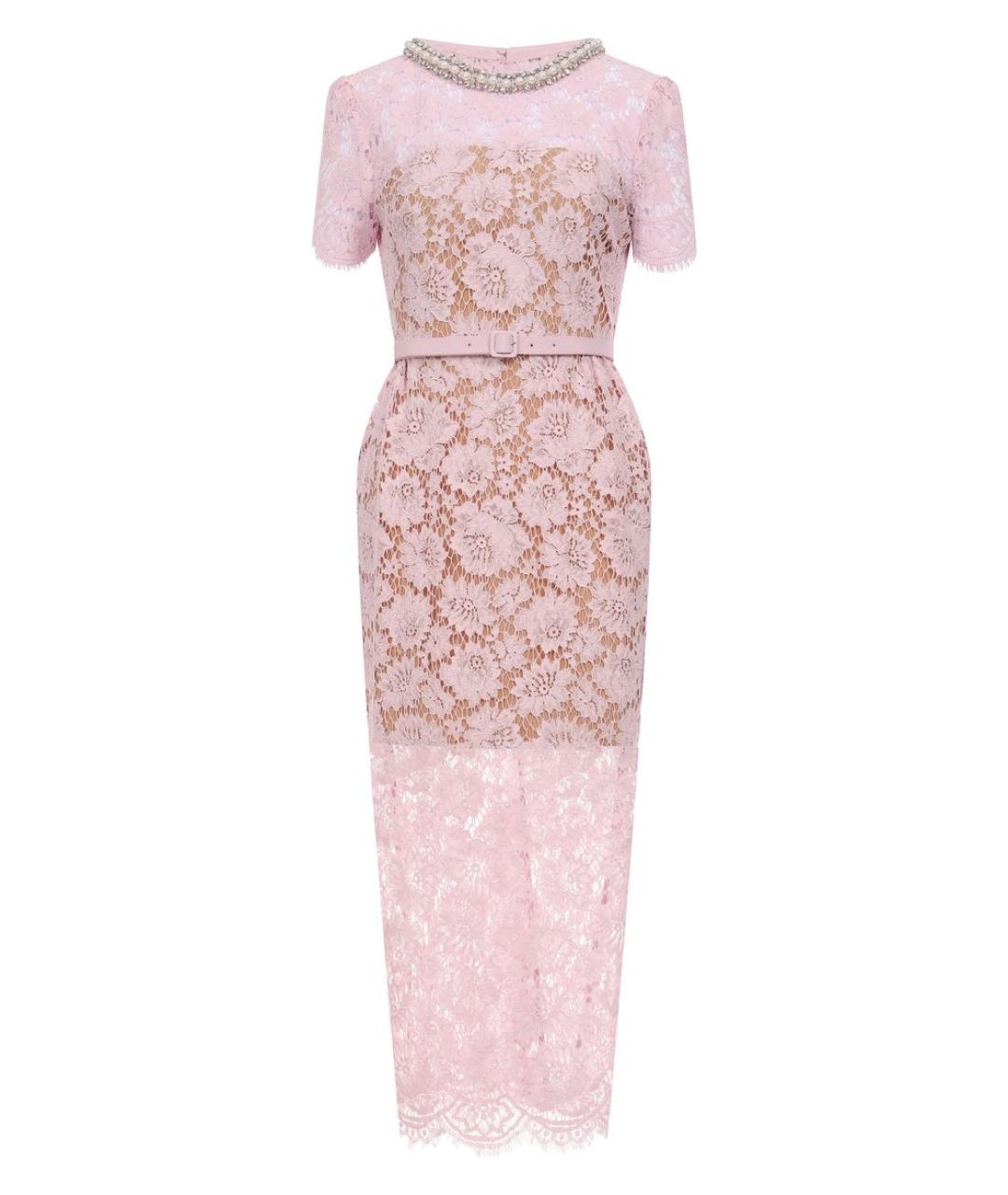 SELF-PORTRAIT Розовое коктейльное платье, фото 1