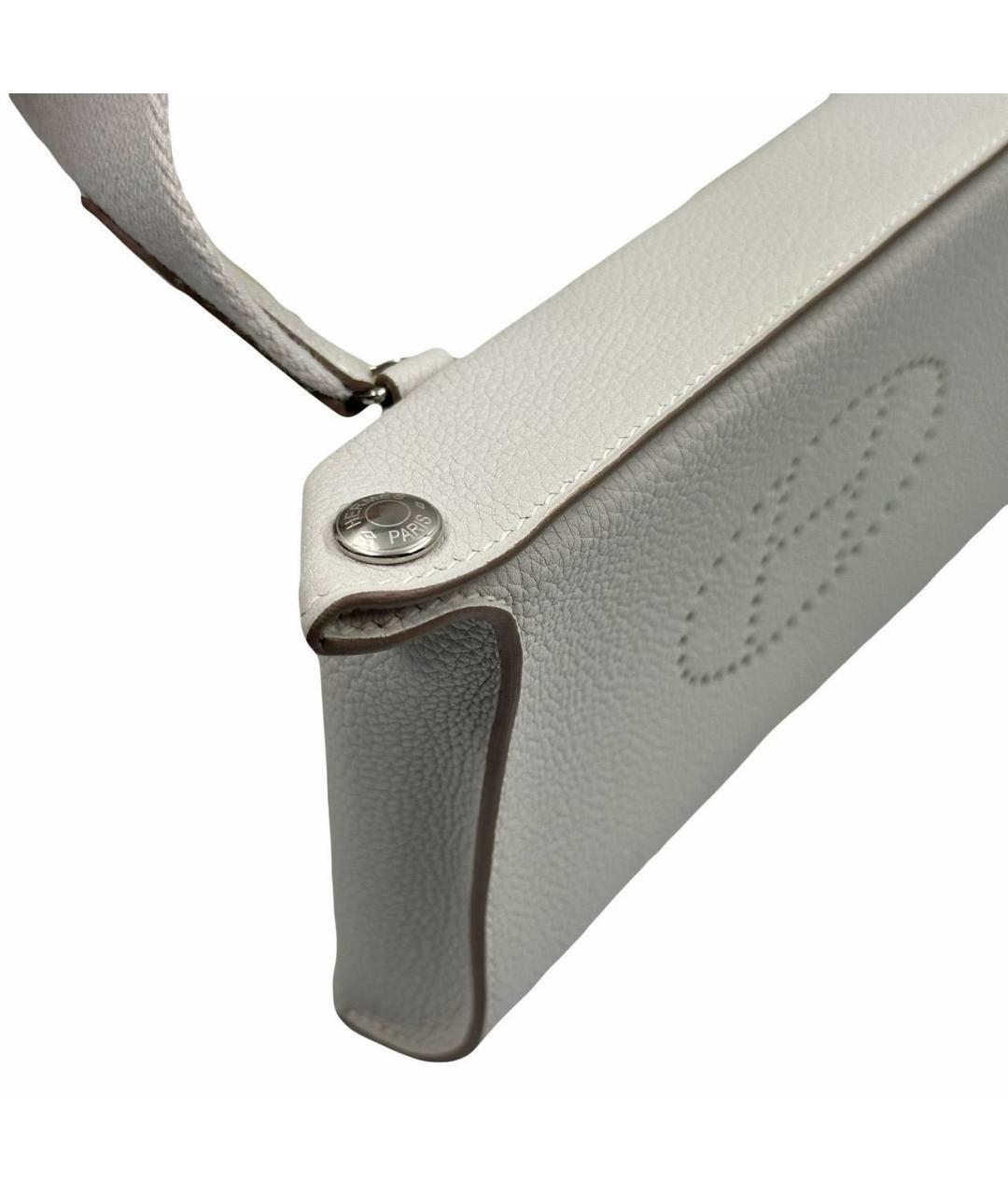 HERMES Серая кожаная сумка на плечо, фото 2