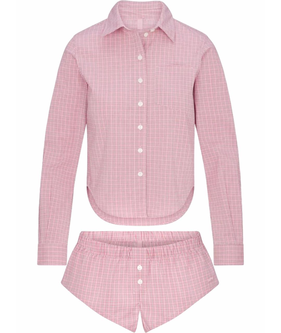 SKIMS Розовая пижама, фото 1