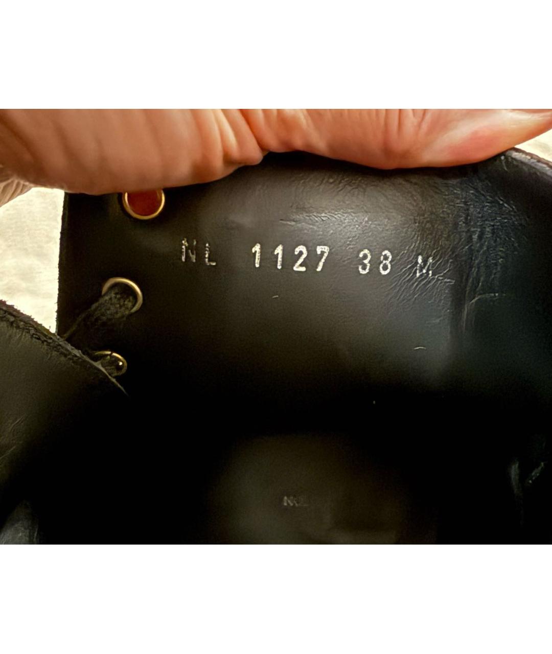 LOUIS VUITTON Коричневые кожаные ботинки, фото 5