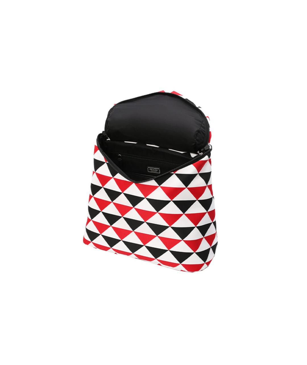 PRADA Красный рюкзак, фото 3