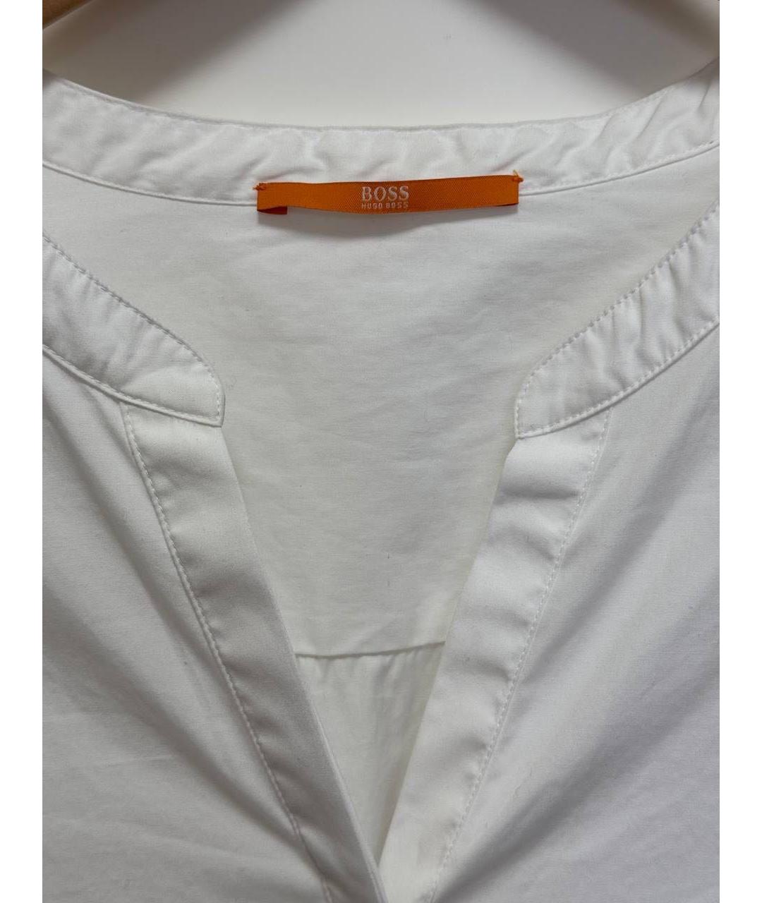 HUGO BOSS Белая хлопковая рубашка, фото 3