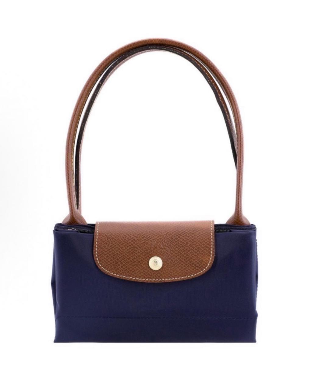 LONGCHAMP Темно-синяя сумка тоут, фото 4