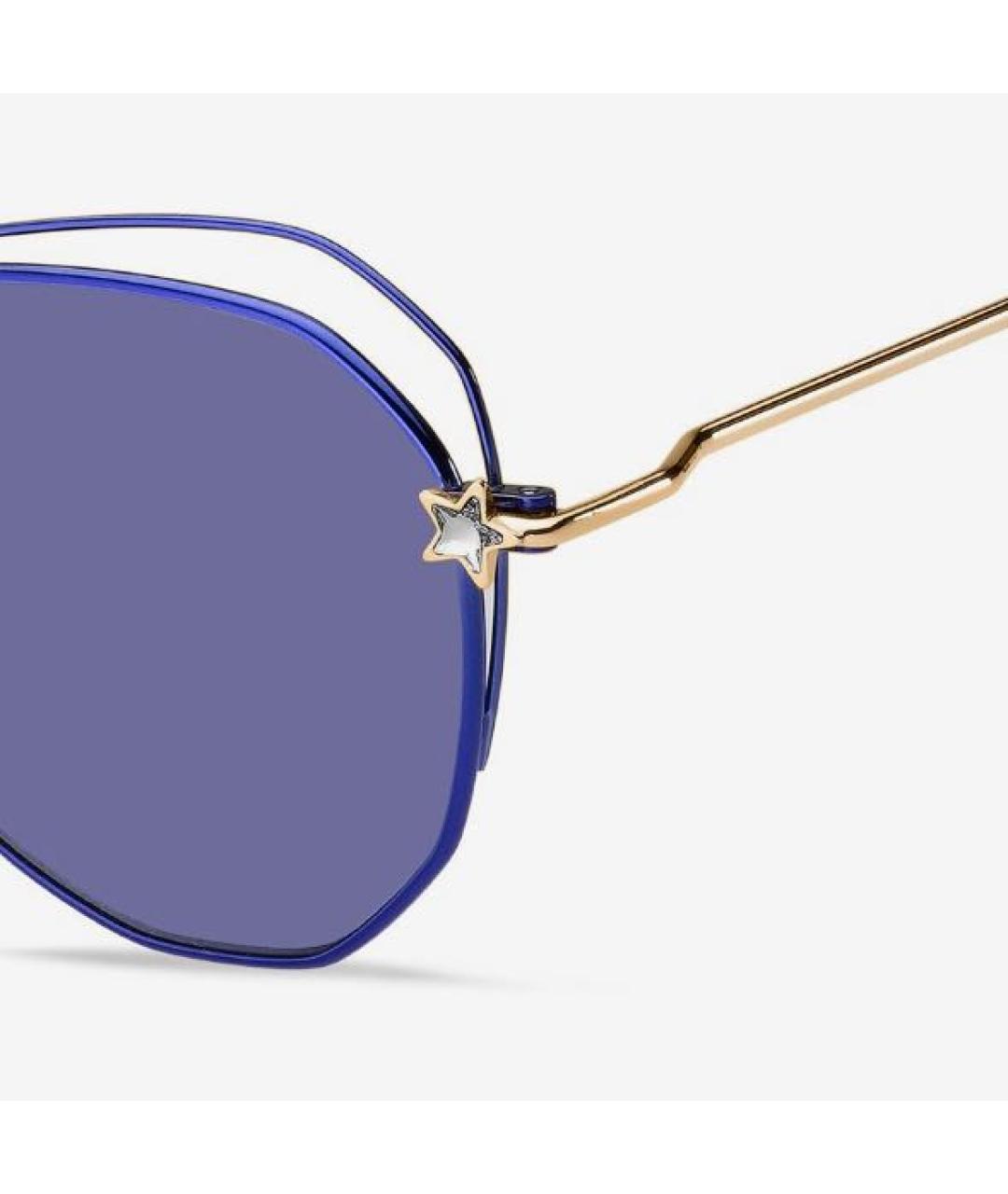 JIMMY CHOO Фиолетовые металлические солнцезащитные очки, фото 2