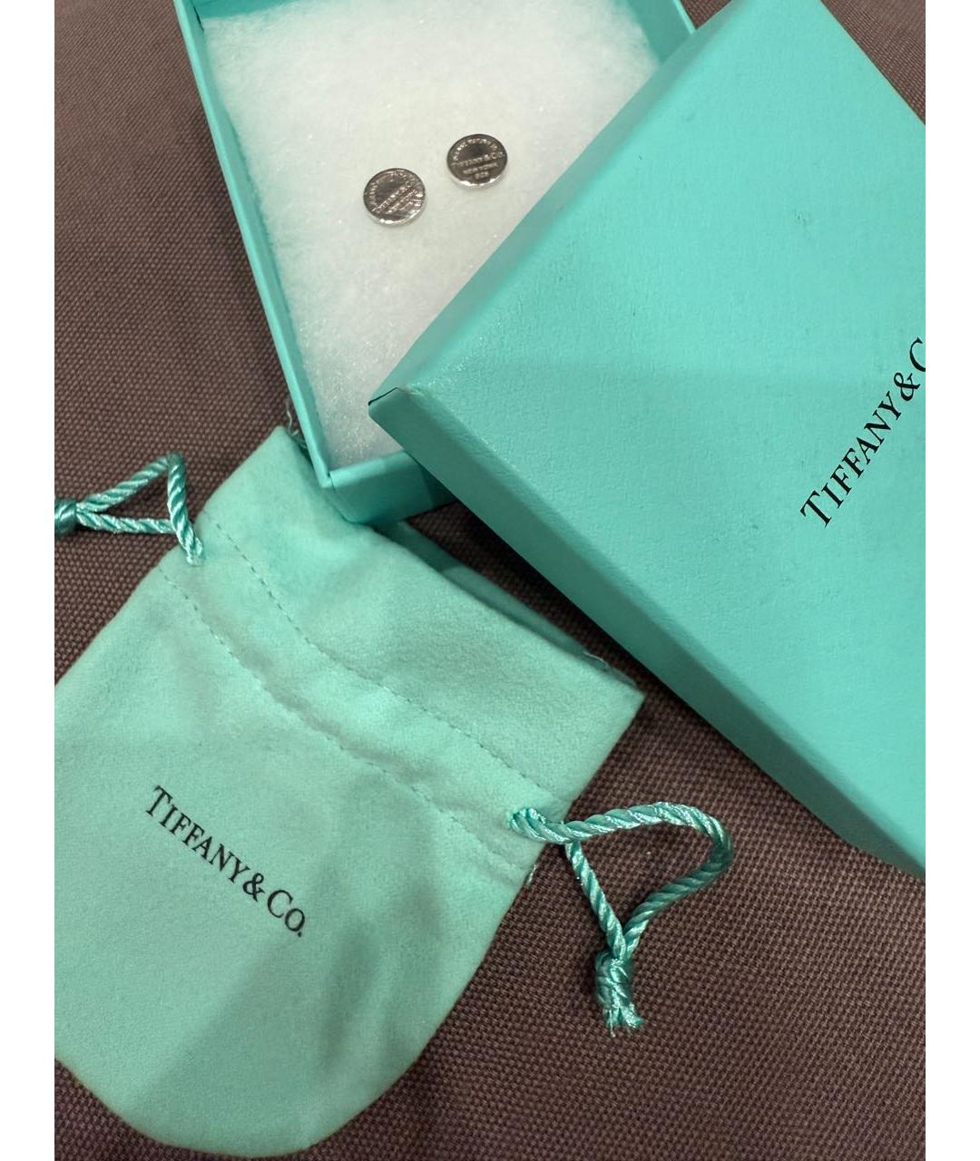 TIFFANY&CO Серебряные серебряные серьги, фото 2