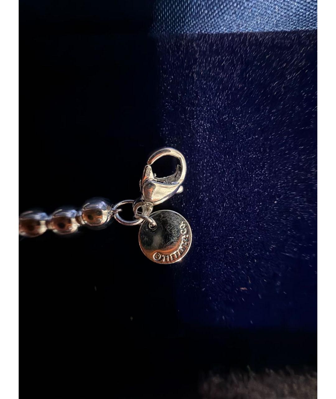 TIFFANY&CO Бирюзовый серебряный браслет, фото 6