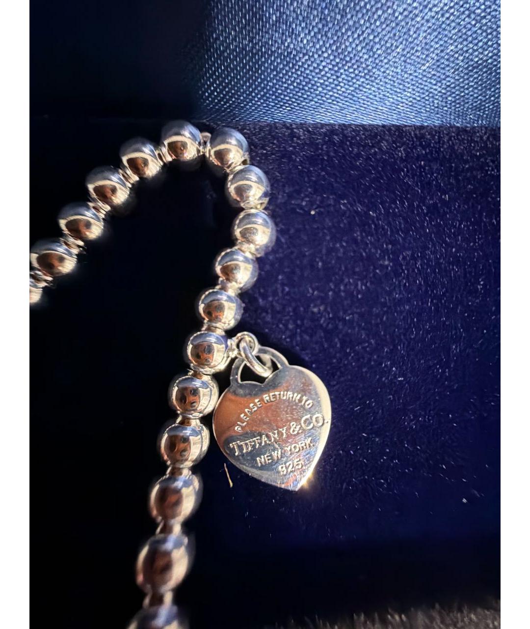 TIFFANY&CO Бирюзовый серебряный браслет, фото 3