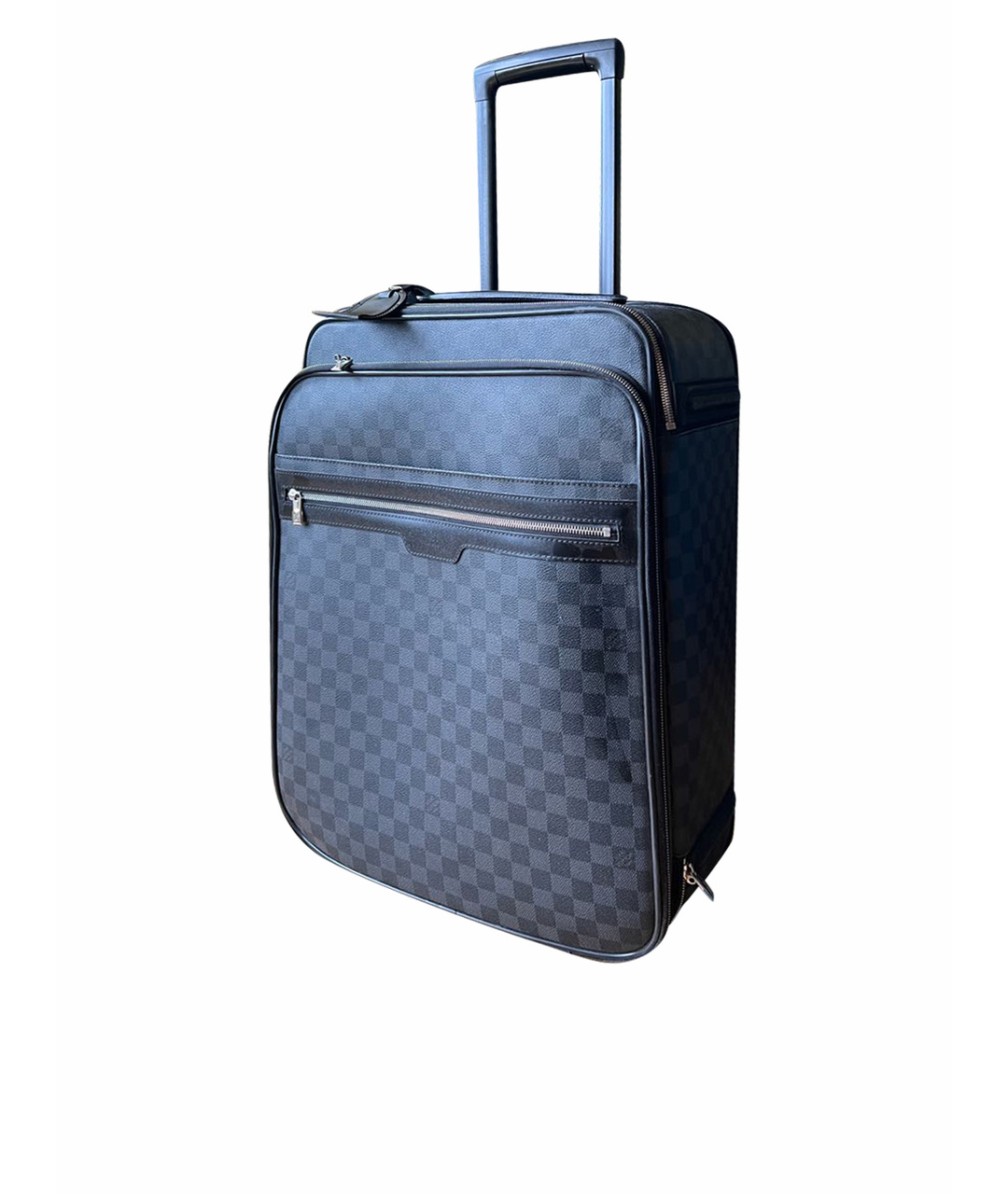 LOUIS VUITTON PRE-OWNED Серый чемодан из искусственной кожи, фото 1