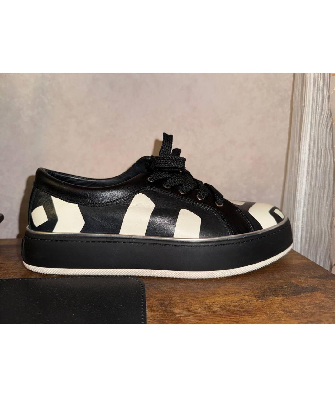 MAX MARA Мульти кожаные кеды, фото 6