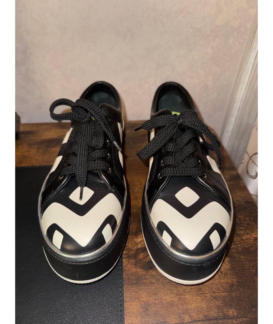 MAX MARA Мульти кожаные кеды, фото 2